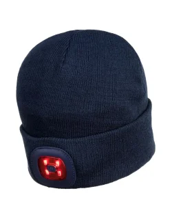 Bonnet Lumineux à Double éclairage LED - Rechargeable Portwest