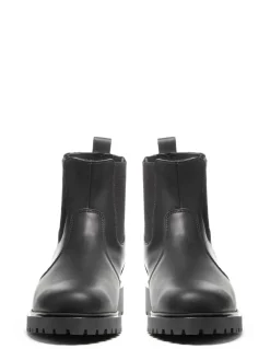 Bottes Homme Anfibio Chelsea Cuir Doublées 100% Laine Naturelle