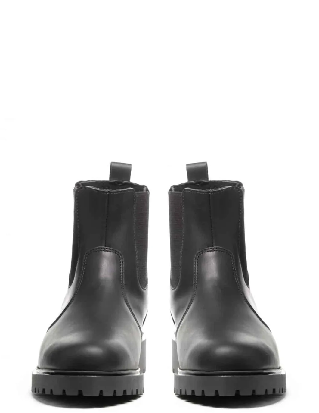 Bottes Homme Anfibio Chelsea Cuir Doublées 100% Laine Naturelle