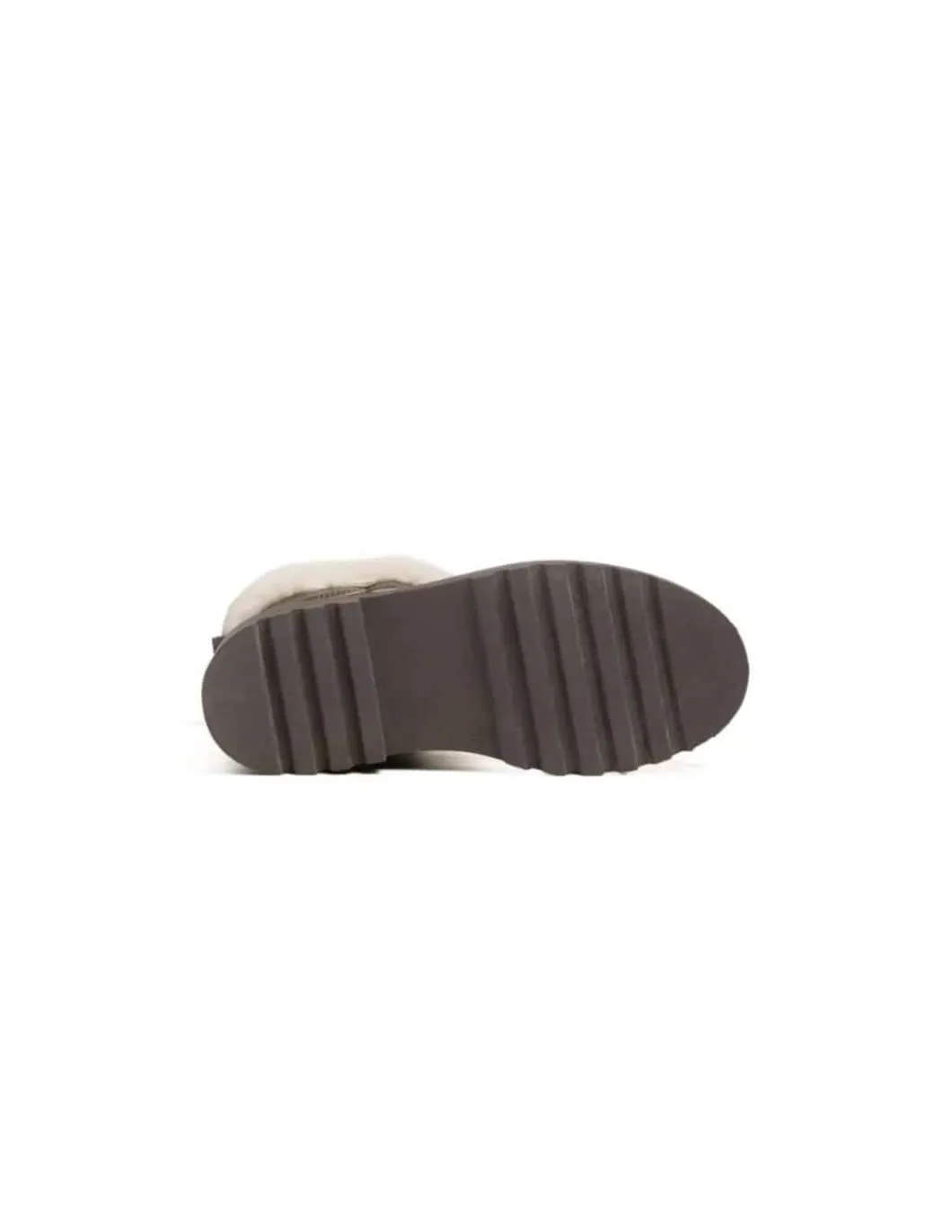Bottines Hiver Femme Anfibio Cuir Doublées 100% Laine Naturelle