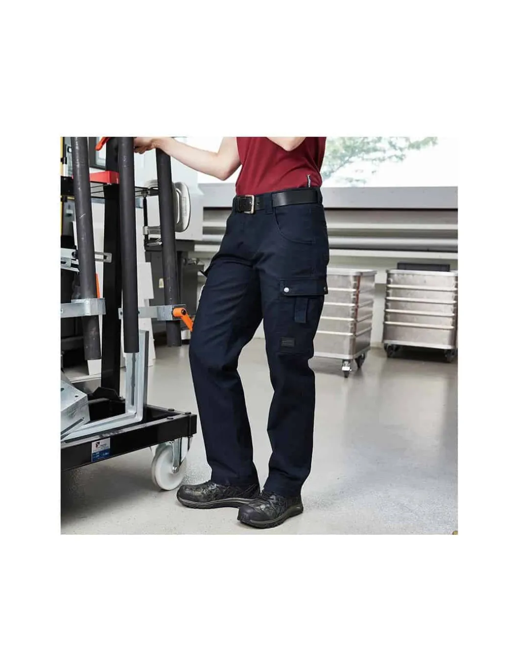 Pantalon De Travail Unisexe Multi Poches James & Nicholson