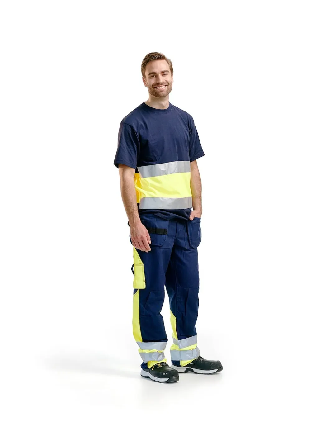 Pantalon Haute Visibilité 100% Coton à Poches Flottantes 1529 Blaklader