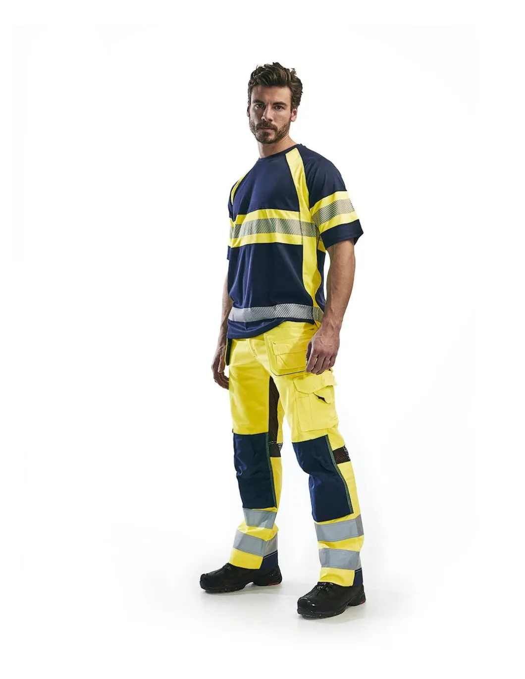 Pantalon Haute Visibilité Polycoton à Poches Flottantes 1565 Blaklader