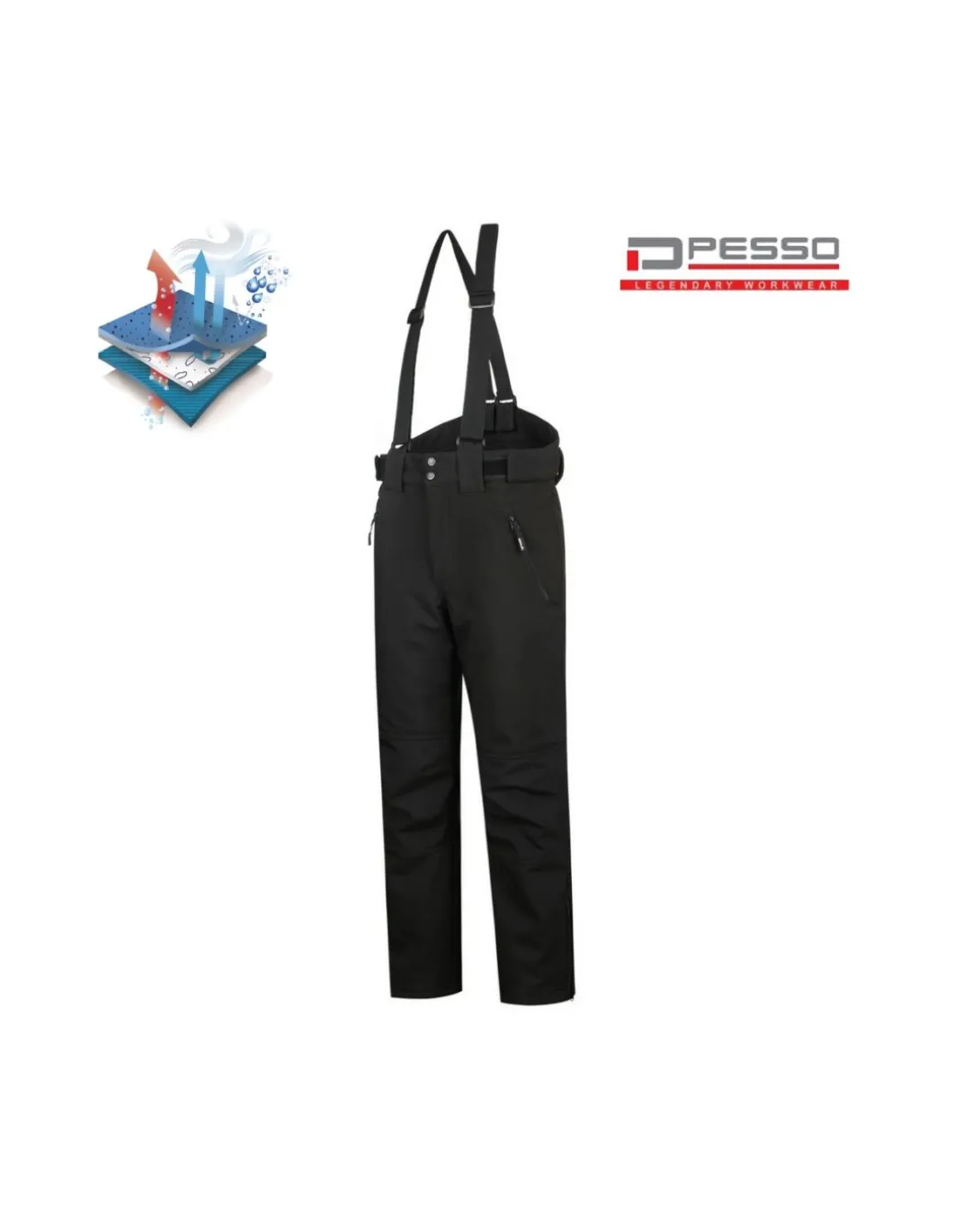 Pantalon Softshell Pesso Nordic Barnabi Homme