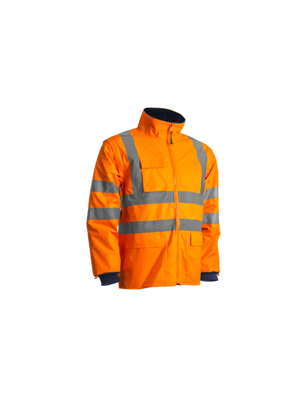 Parka De Travail 4 En 1 Haute Visibilité