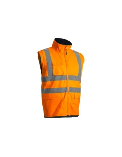 Parka De Travail 4 En 1 Haute Visibilité