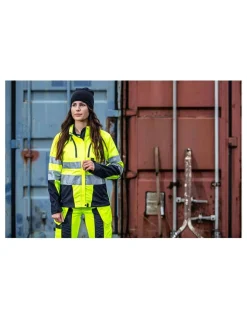 Parka Suédoise Femme De Protection Multi Intempéries Haute Visibilité Projob
