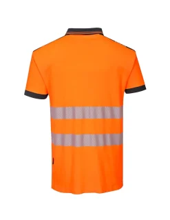 Polo Coton Avec Poche Et Bandes Segmentées EN20471 Classe 2 T180 Portwest