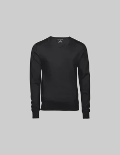 Pull Ras Du Cou Laine Mérinos Homme Tee Jays