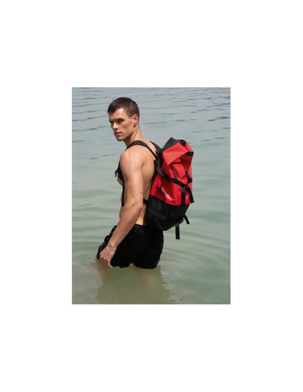 Sac à Dos Imperméable Avec Sangles De Compression 50L
