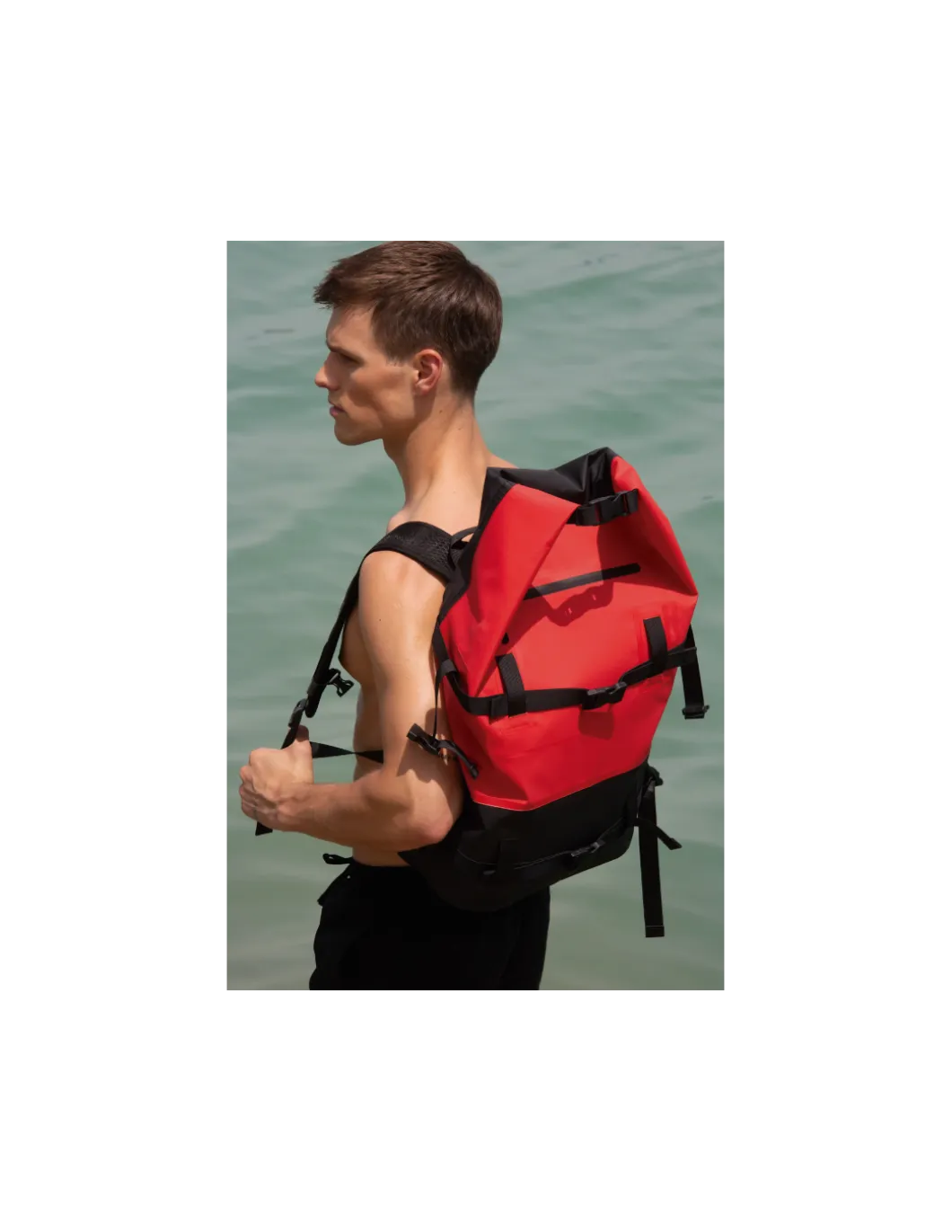 Sac à Dos Imperméable Avec Sangles De Compression 50L