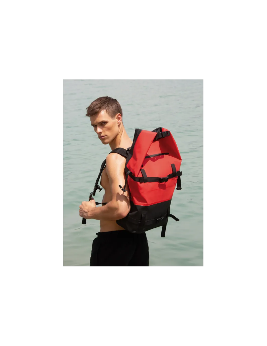 Sac à Dos Imperméable Avec Sangles De Compression 50L