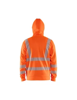 Sweatshirt Blaklader Zippé à Capuche 3565 Bandes Segmentées Conforme EN20471 Classe 3