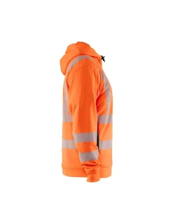 Sweatshirt Blaklader Zippé à Capuche 3565 Bandes Segmentées Conforme EN20471 Classe 3