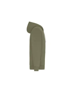 Sweatshirt à Capuche Hommme Zippé Doublé Sherpa