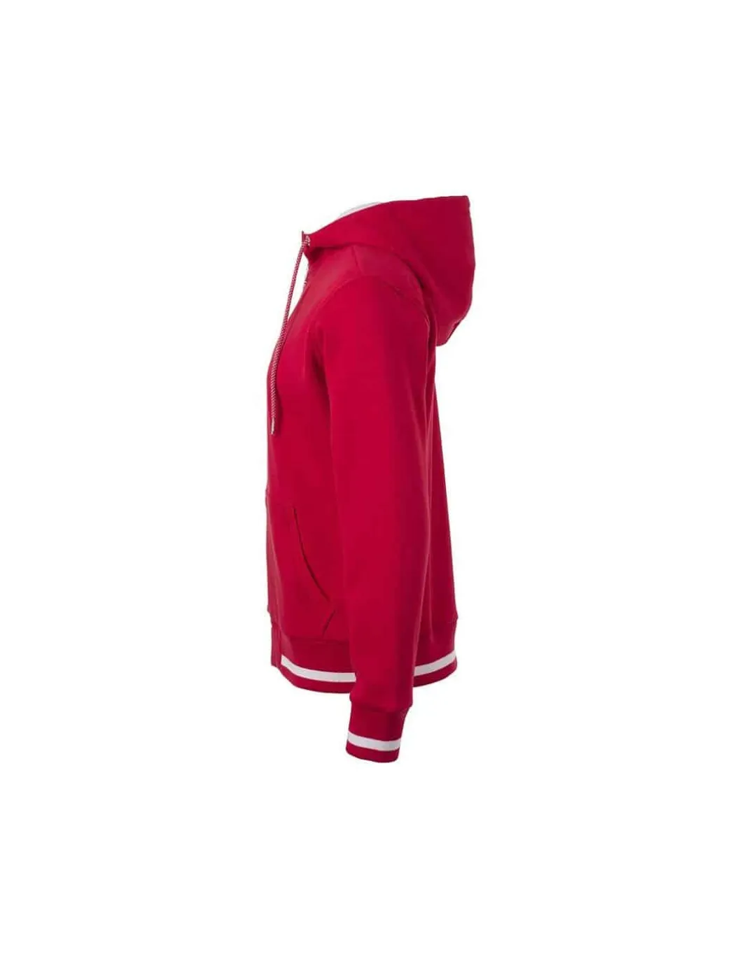Sweatshirt Femme Doublé Zippé à Capuche Coton Premium James & Nicholson