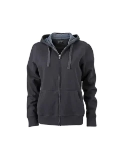 Sweatshirt Femme Déperlant Et Antitache à Capuche  James & Nicholson