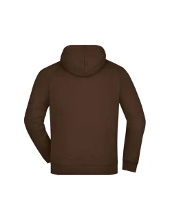 Sweatshirt Homme Zippé à Capuche 100% Coton James & Nicholson