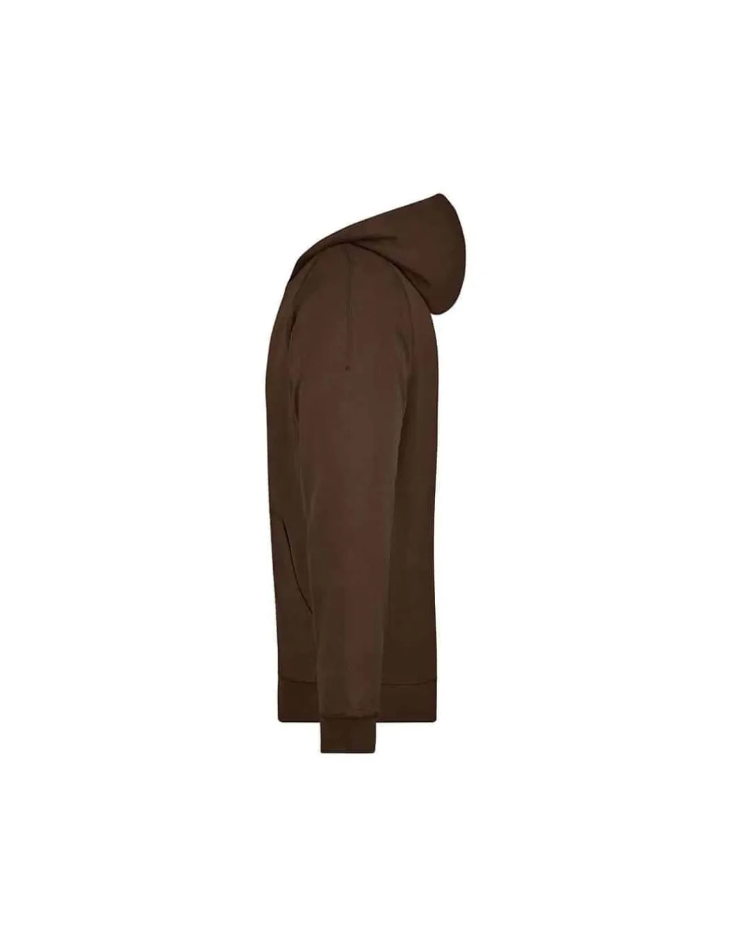 Sweatshirt Homme Zippé à Capuche 100% Coton James & Nicholson