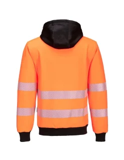 Sweatshirt Zippé à Capuche Haute Visibilité EN20471 Classe 3 PW327 Portwest