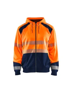 Sweatshirt Zippé à Poche Kangourou Nouvelle Collection Haute Visibilité 3546 Blaklader