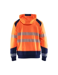 Sweatshirt Zippé à Poche Kangourou Nouvelle Collection Haute Visibilité 3546 Blaklader