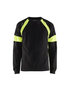 Teeshirt De Signalisation 100% Coton Manches Longues 3520 Blaklader