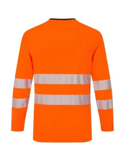 T-shirt Hi Vis Manches Longues  Bandes Segmentées DX416 Portwest