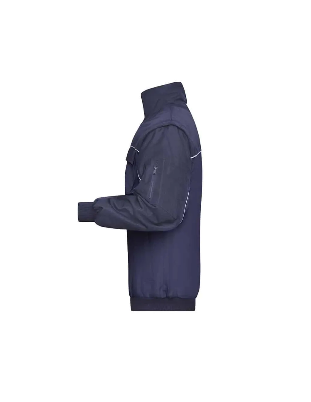 Veste Hiver De Travail Manches Amovibles Homme James & Nicholson