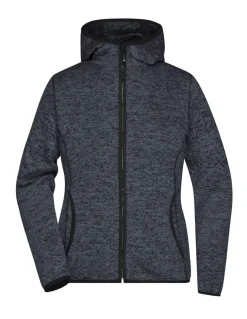 Veste Polaire En Tricot à Capuche Femme James & Nicholson