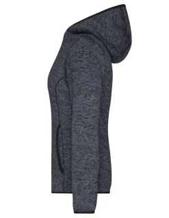 Veste Polaire En Tricot à Capuche Femme James & Nicholson