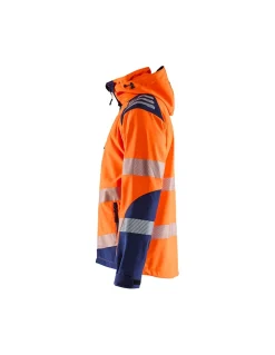 Veste Softshell Blaklader 4491 Haute Visibilité Résitance à La Pluie 10.000 Mm