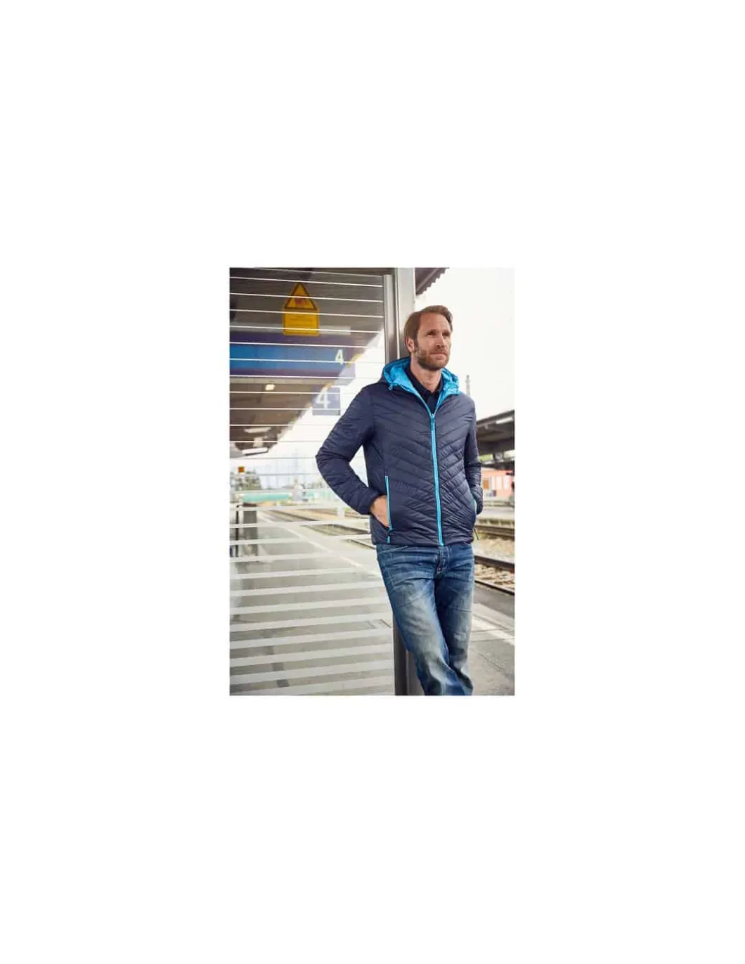 Veste Thermique Réversible Duvet Synthétique Dupont Sorona Homme James & Nicholson